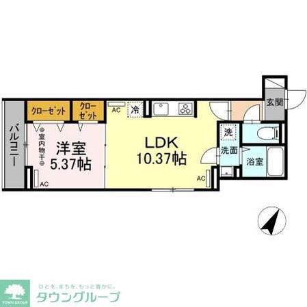 ルリアン西新井本町の物件間取画像